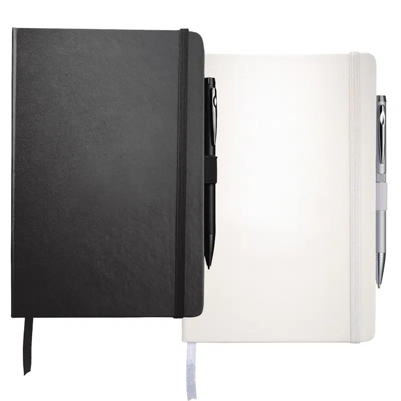 Nova Bound JournalBook w/ Blank Pages – Diaries – available in black, white colours