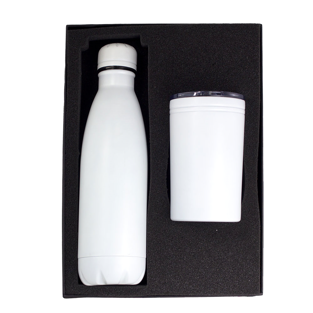 H2O Sherpa Drink Bottle & Tumbler Gift Set – Drink Bottles – The Range – available in Black, Navy, Silver, White – thumbnail 8 of 8