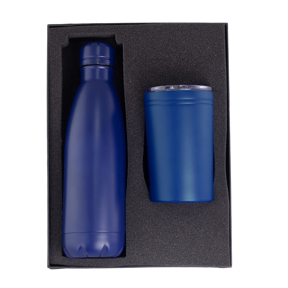 H2O Sherpa Drink Bottle & Tumbler Gift Set – Drink Bottles – The Range – available in Black, Navy, Silver, White – thumbnail 5 of 8