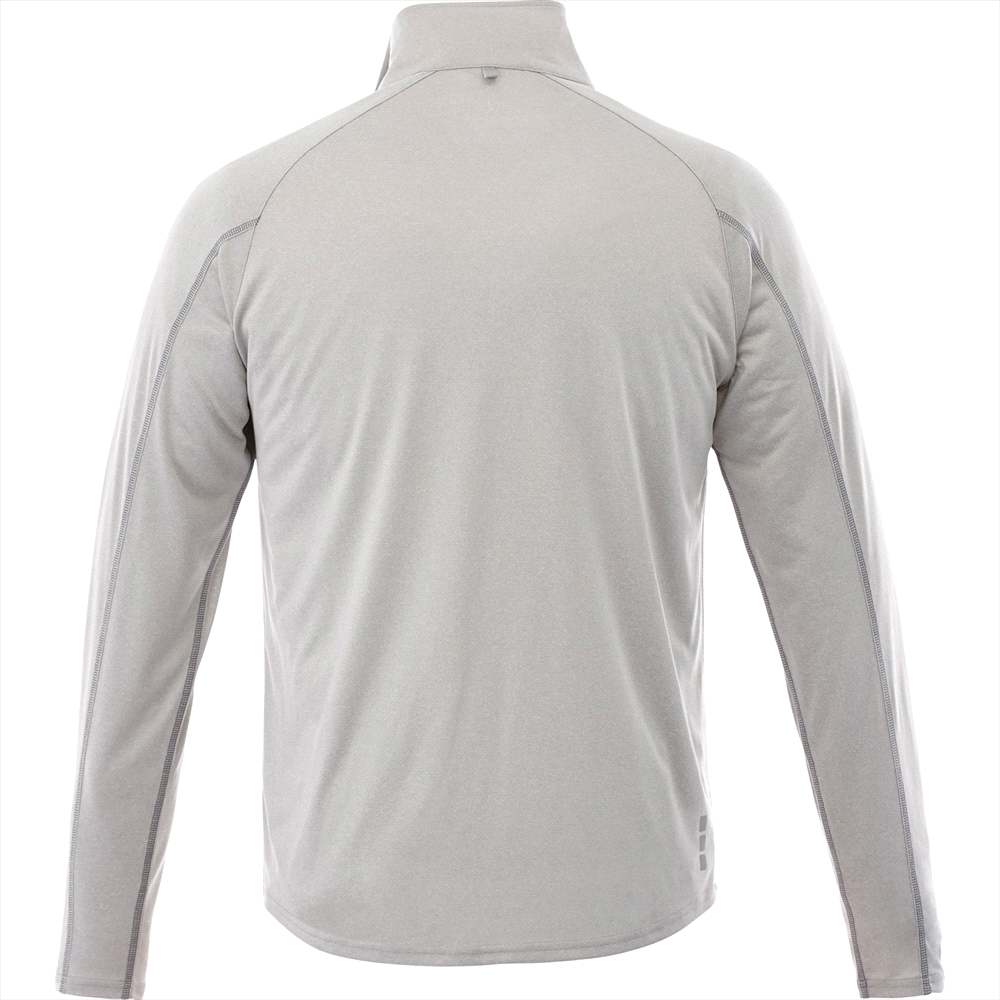Taza Knit Quarter Zip - Mens – Jackets – Apparel Range – available in Aspen Blue Heather, Heather Dark Charcoal, Silver Heather and Team Red – thumbnail 17 of 21