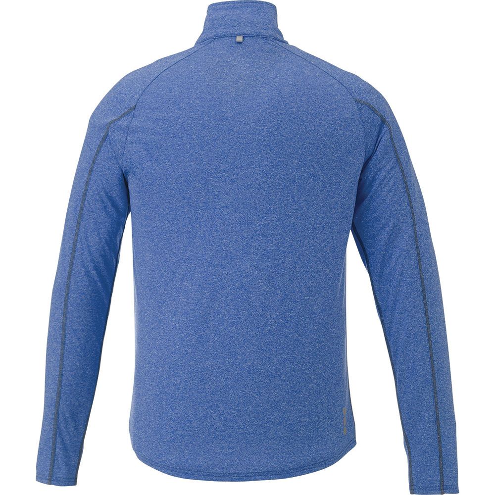 Taza Knit Quarter Zip - Mens – Jackets – Apparel Range – available in Aspen Blue Heather, Heather Dark Charcoal, Silver Heather and Team Red – thumbnail 14 of 21