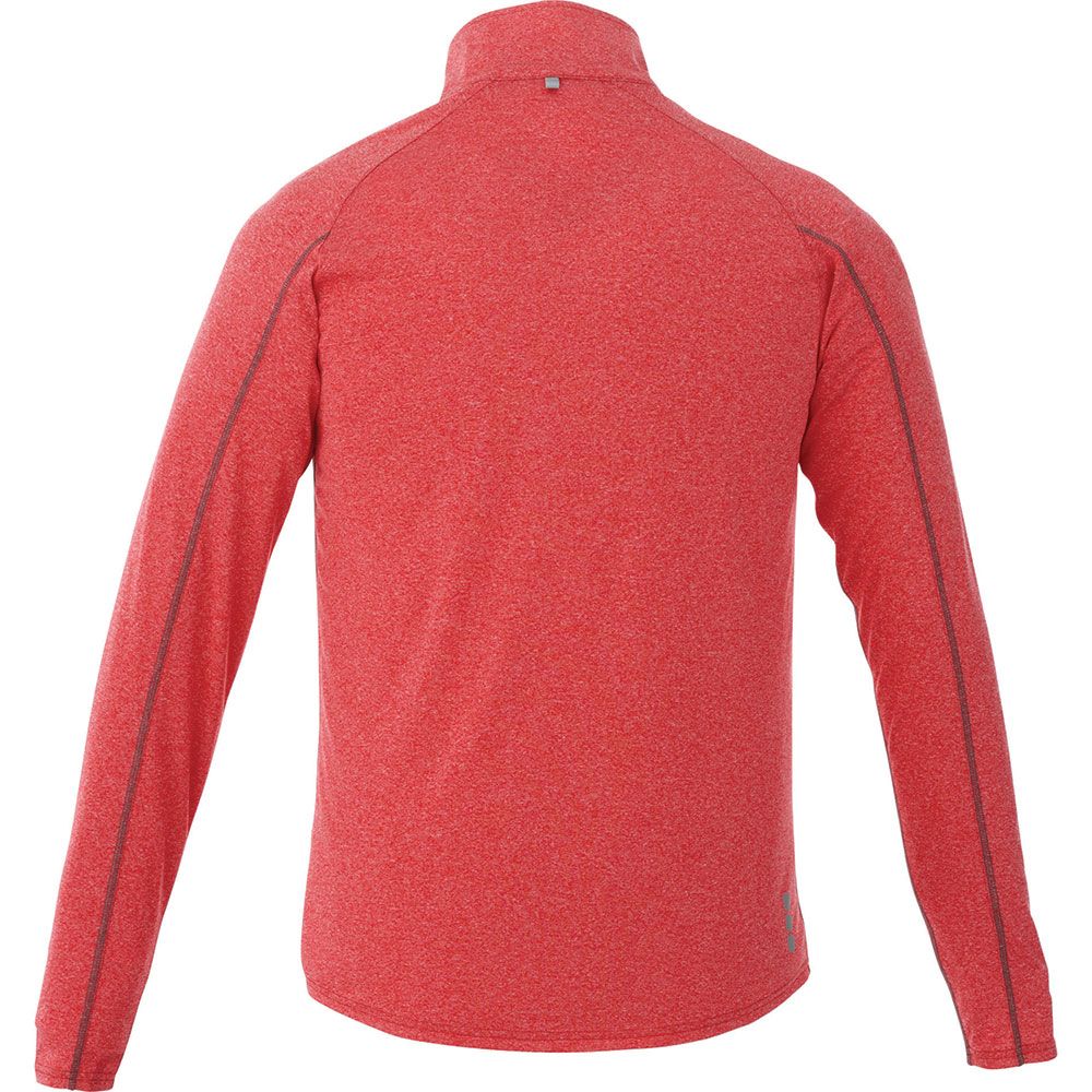 Taza Knit Quarter Zip - Mens – Jackets – Apparel Range – available in Aspen Blue Heather, Heather Dark Charcoal, Silver Heather and Team Red – thumbnail 13 of 21
