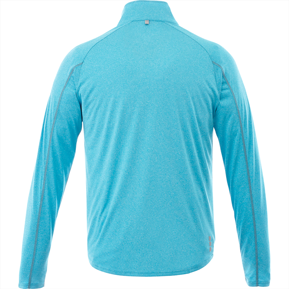 Taza Knit Quarter Zip - Mens – Jackets – Apparel Range – available in Aspen Blue Heather, Heather Dark Charcoal, Silver Heather and Team Red – thumbnail 18 of 21