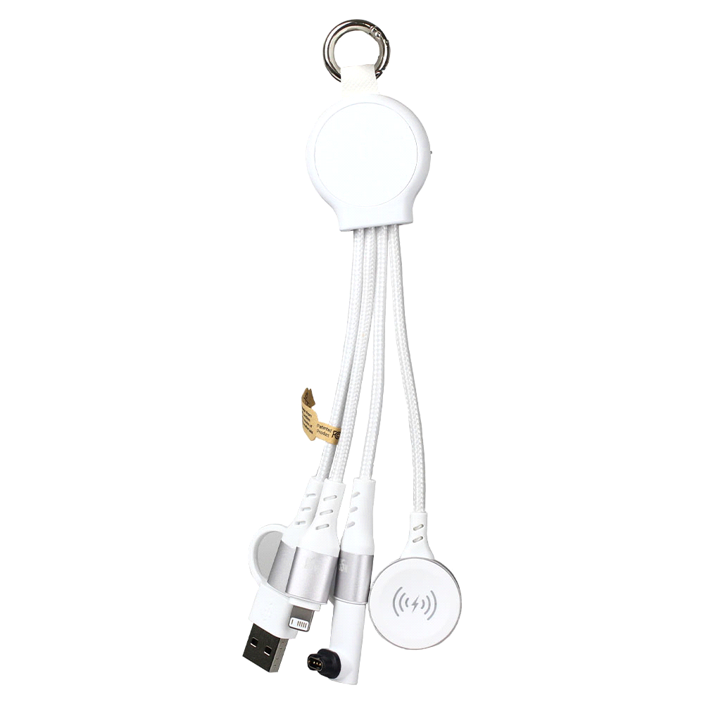 6-in-1 Multi Charging Cable – Desk Accessories – The Range – available in White – thumbnail 1 of 8