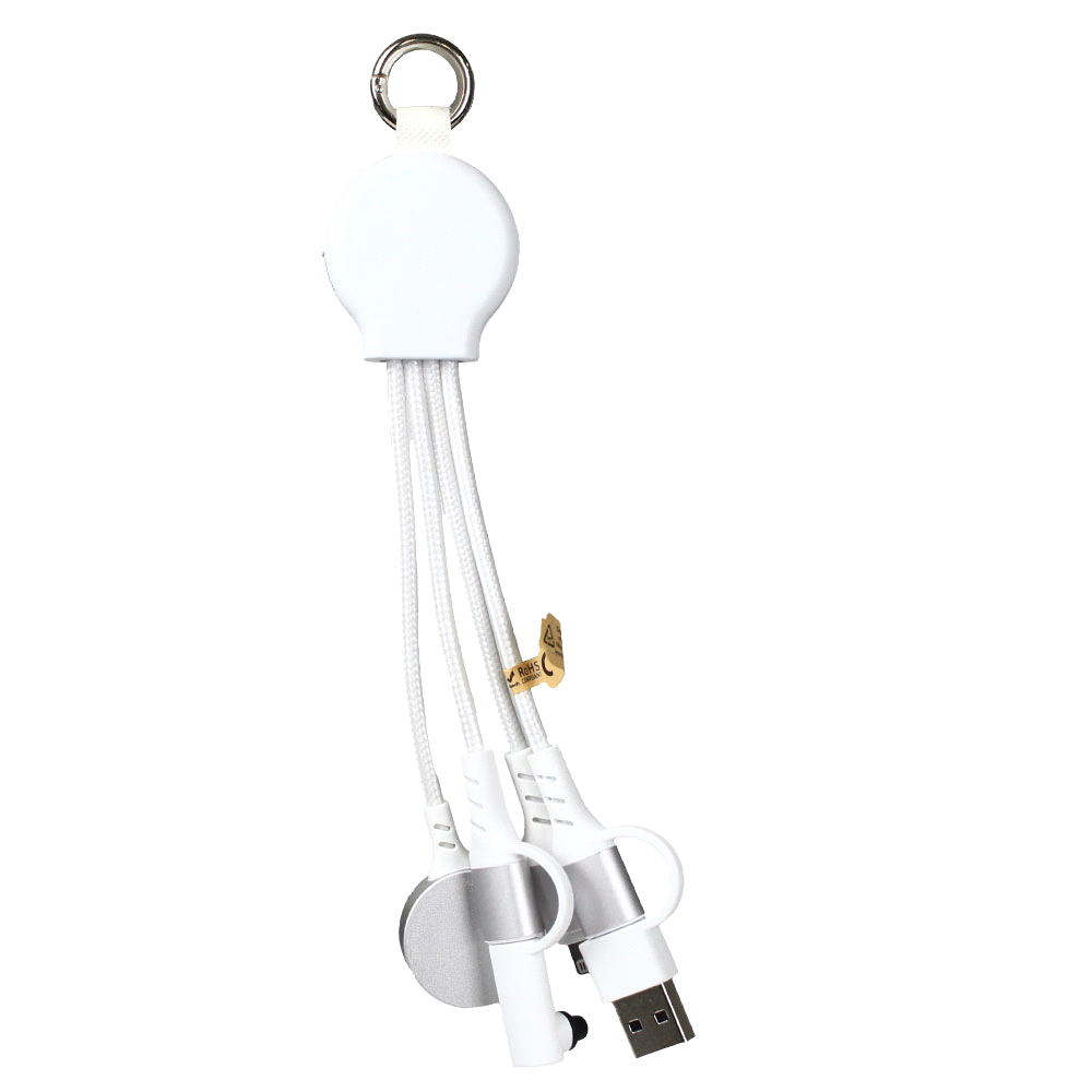 6-in-1 Multi Charging Cable – Desk Accessories – The Range – available in White – thumbnail 6 of 8