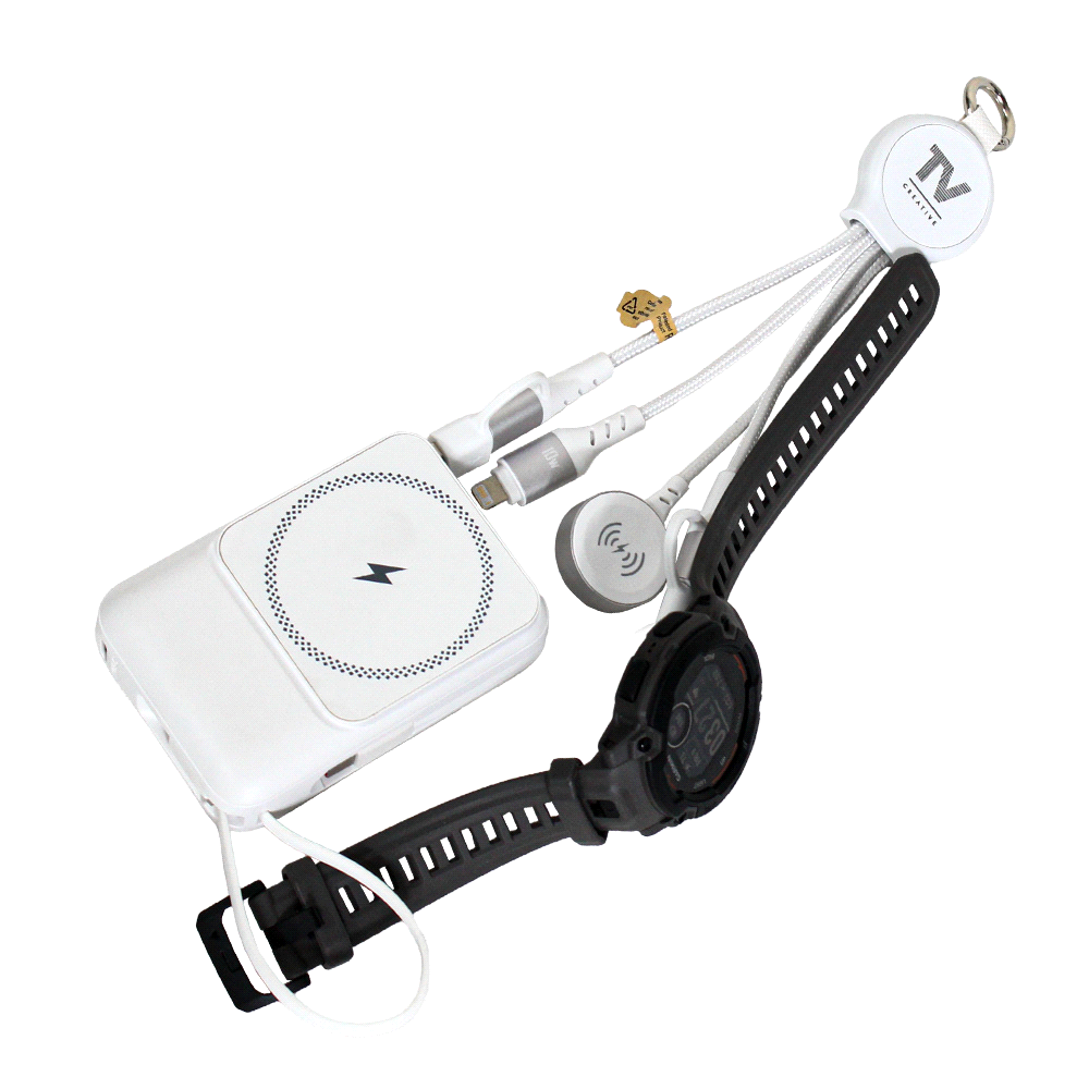 6-in-1 Multi Charging Cable – Desk Accessories – The Range – available in White – thumbnail 8 of 10