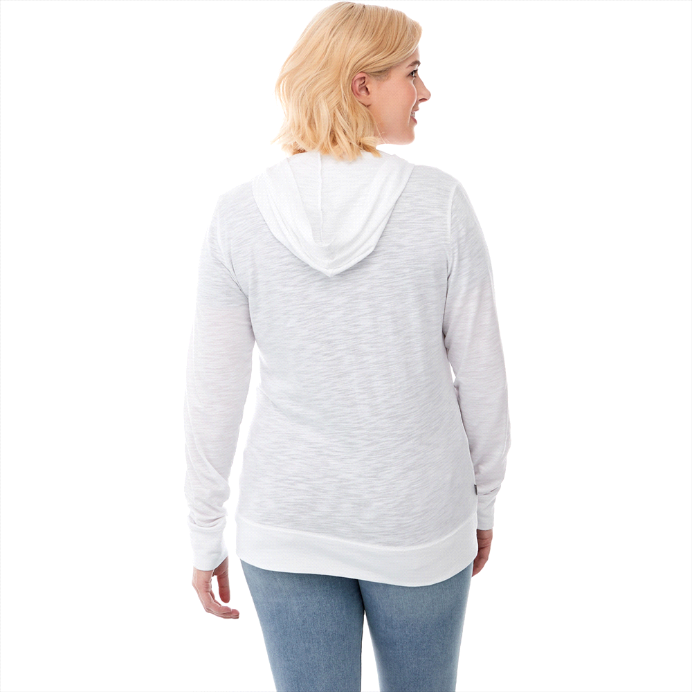 Garner Knit Full Zip Hoody - Womens – Hoodies – Apparel Range – available in Black, Heather Grey, Olympic Blue Heather, Team Red Heather and 1 more – thumbnail 4 of 19