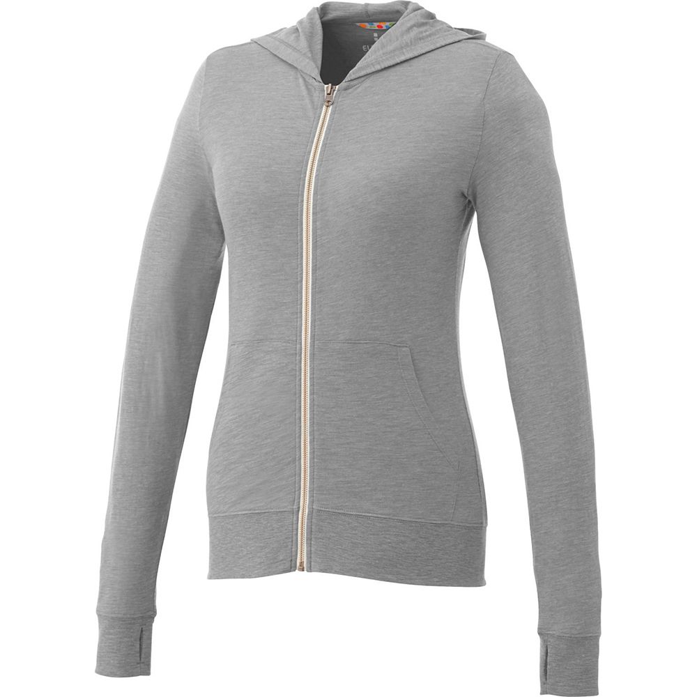 Garner Knit Full Zip Hoody - Womens – Hoodies – Apparel Range – available in Black, Heather Grey, Olympic Blue Heather, Team Red Heather and 1 more – thumbnail 8 of 19