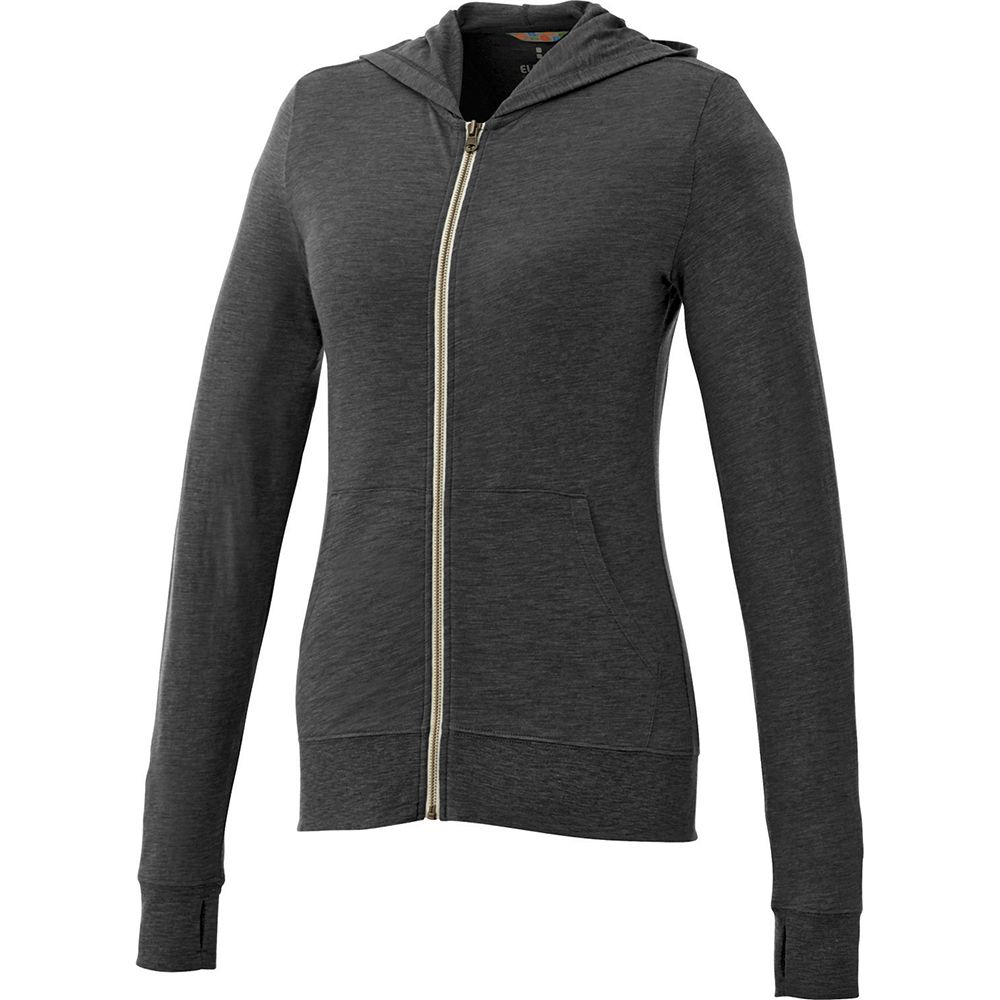 Garner Knit Full Zip Hoody - Womens – Hoodies – Apparel Range – available in Black, Heather Grey, Olympic Blue Heather, Team Red Heather and 1 more – thumbnail 7 of 19