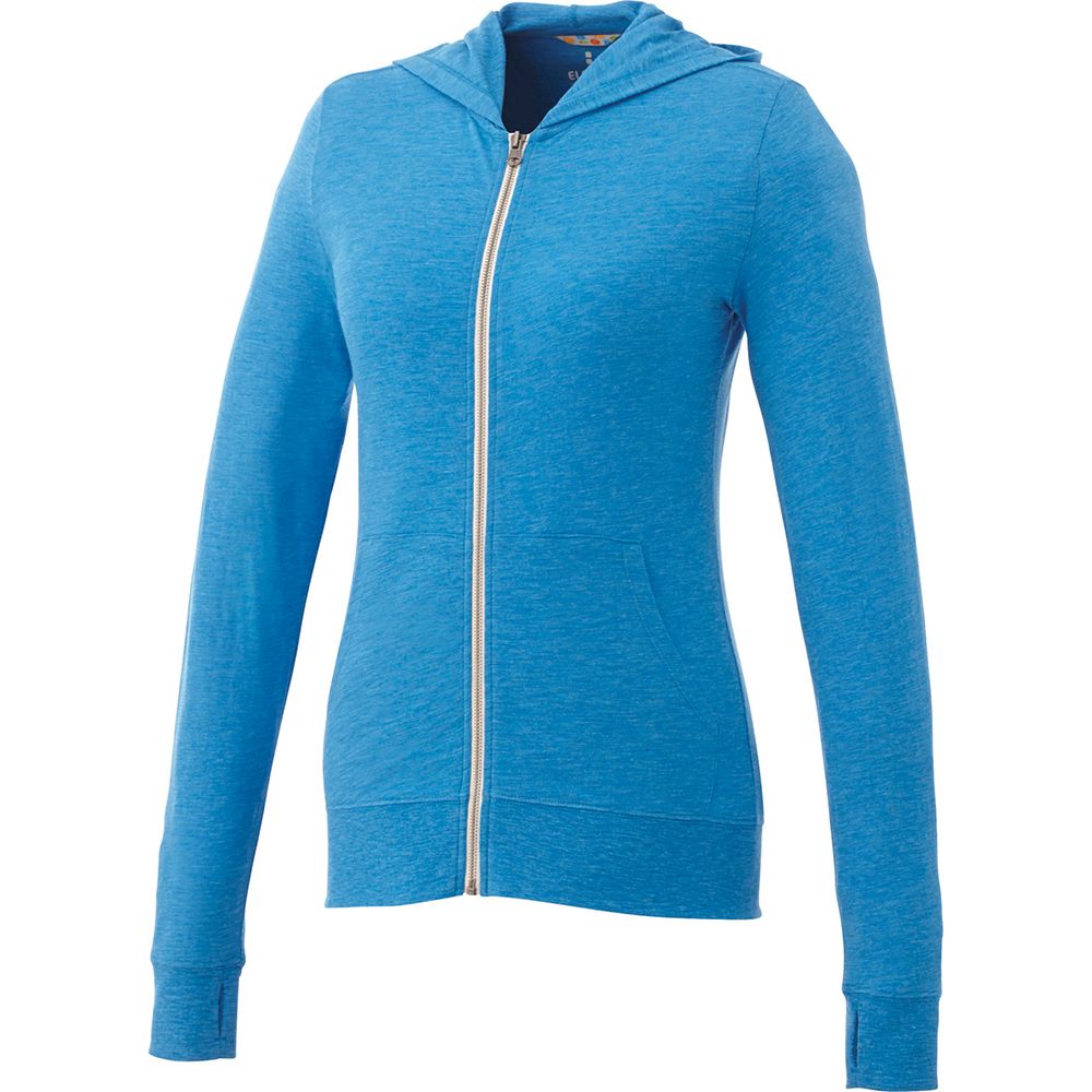 Garner Knit Full Zip Hoody - Womens – Hoodies – Apparel Range – available in Black, Heather Grey, Olympic Blue Heather, Team Red Heather and 1 more – thumbnail 10 of 19