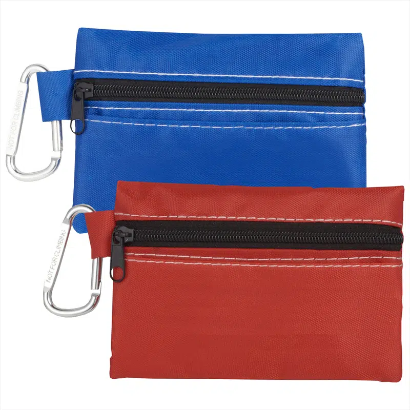 Zippered 20-Piece First Aid Pouch – Brushes – available in red colour