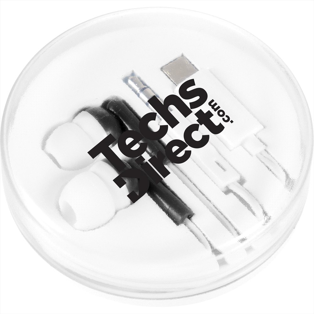 Wired Earbuds w/ Multi-Tips – Travel Bags – The Range – available in Black – thumbnail 7 of 7