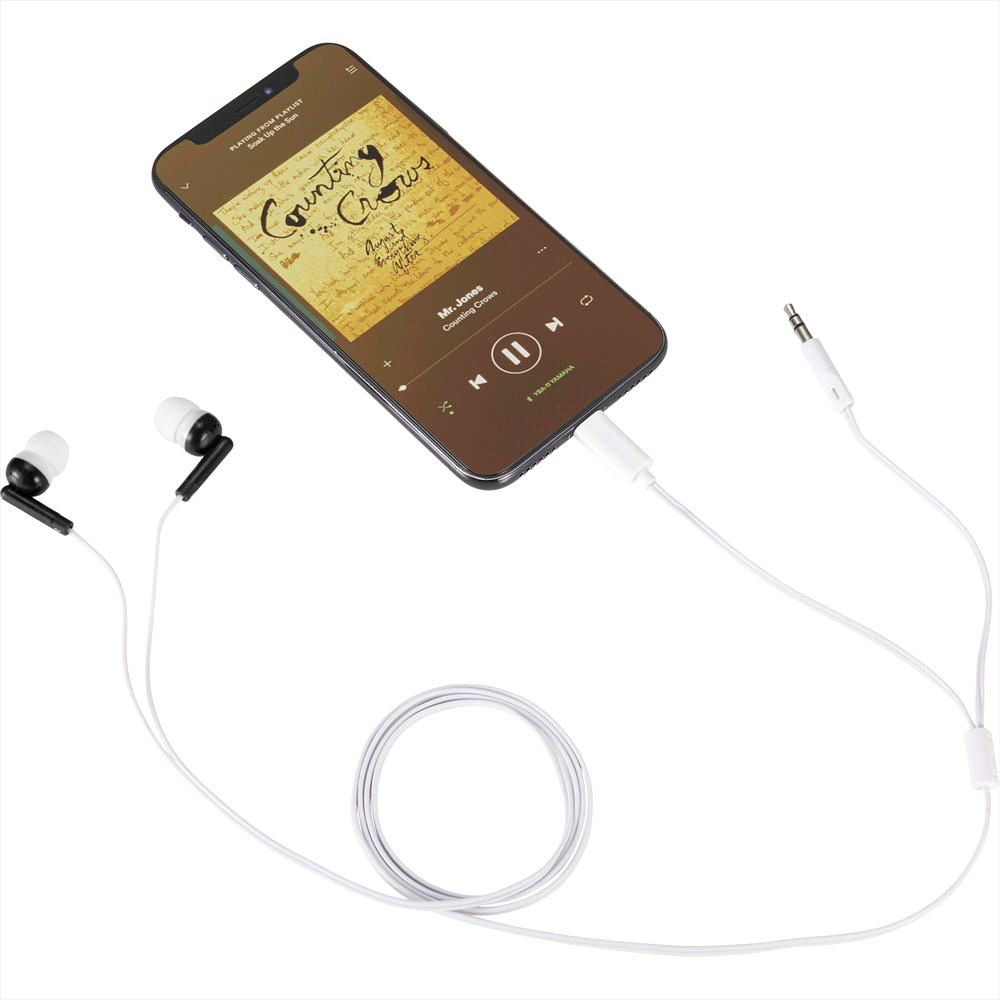 Wired Earbuds w/ Multi-Tips – Travel Bags – The Range – available in Black – thumbnail 6 of 7