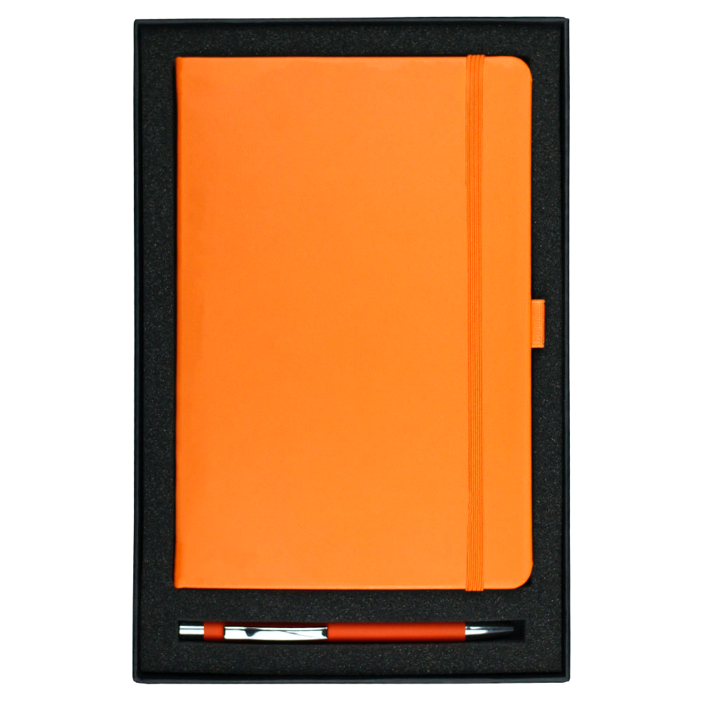 Gift Set w/ JB1008 Nova Journal & 6018 Gorcia Pen – Gift Sets – The Range – available in Black, Navy, Orange, Red and White – thumbnail 10 of 12