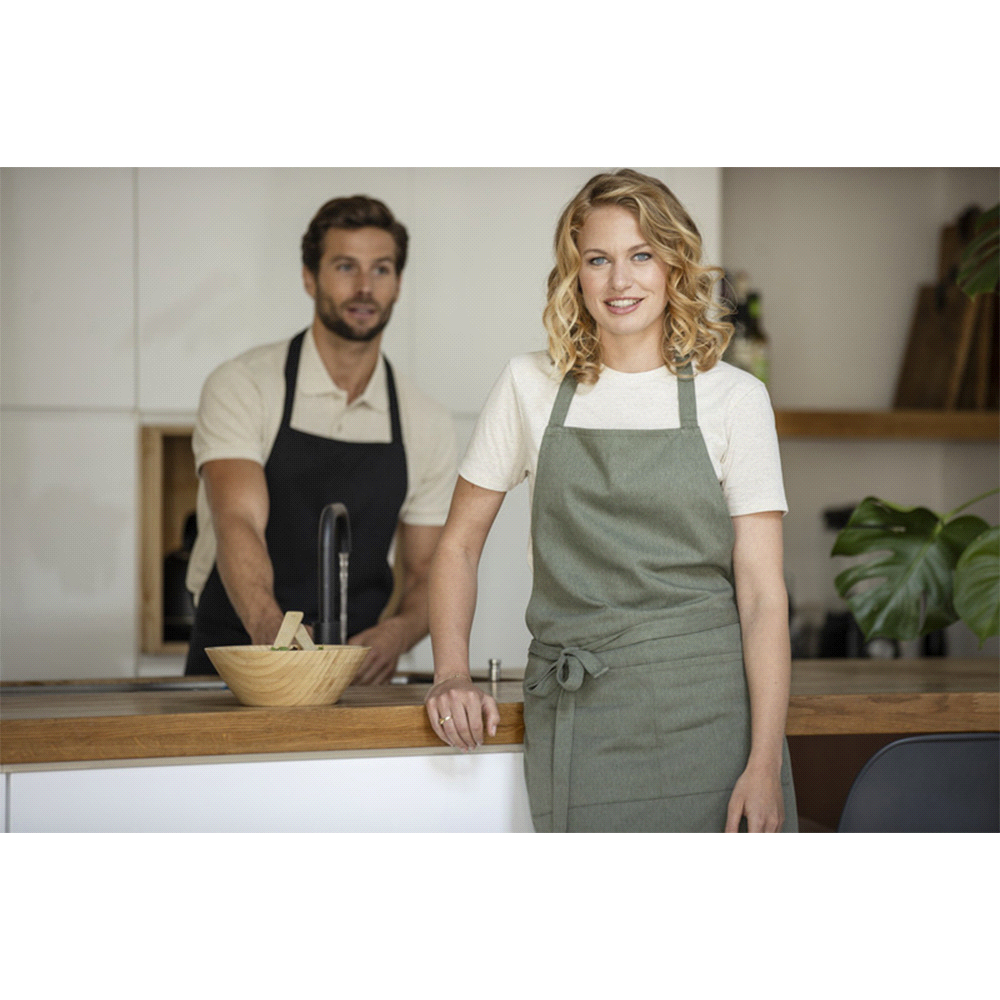 Shara 240 g/m2 Aware Recycled Apron – Aprons – The Range – available in Black, Green and Navy – thumbnail 6 of 22