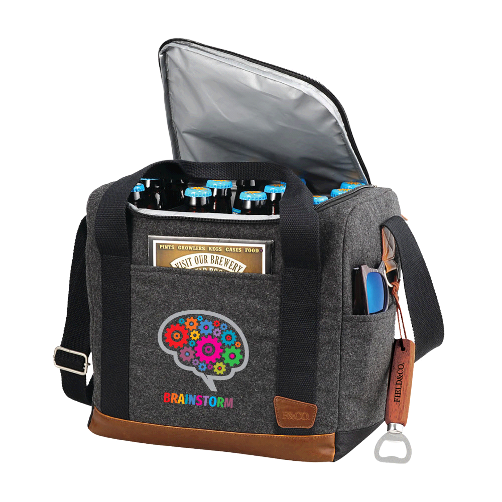 Field & Co. Campster 12 Bottle Craft Cooler 15L – Cooler Bags – The Range – available in Charcoal and Grey – thumbnail 5 of 22