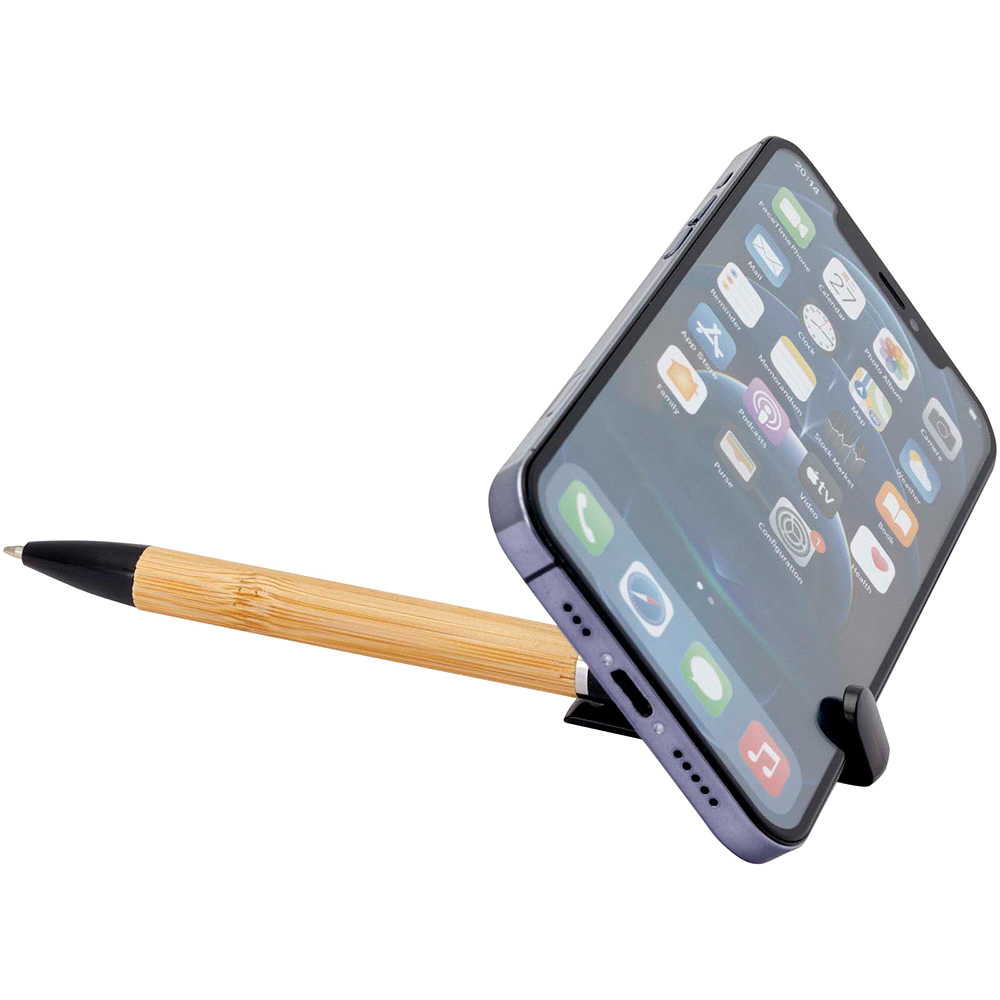 Delfina Phone Holder Pen – Eco Pens – The Range – available in Black, Heather green, Navy and White – thumbnail 27 of 32