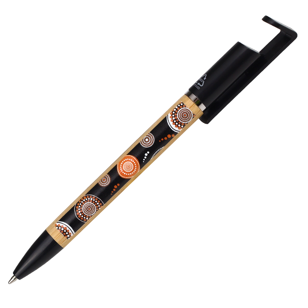 Delfina Phone Holder Pen – Eco Pens – The Range – available in Black, Heather green, Navy and White – thumbnail 10 of 32