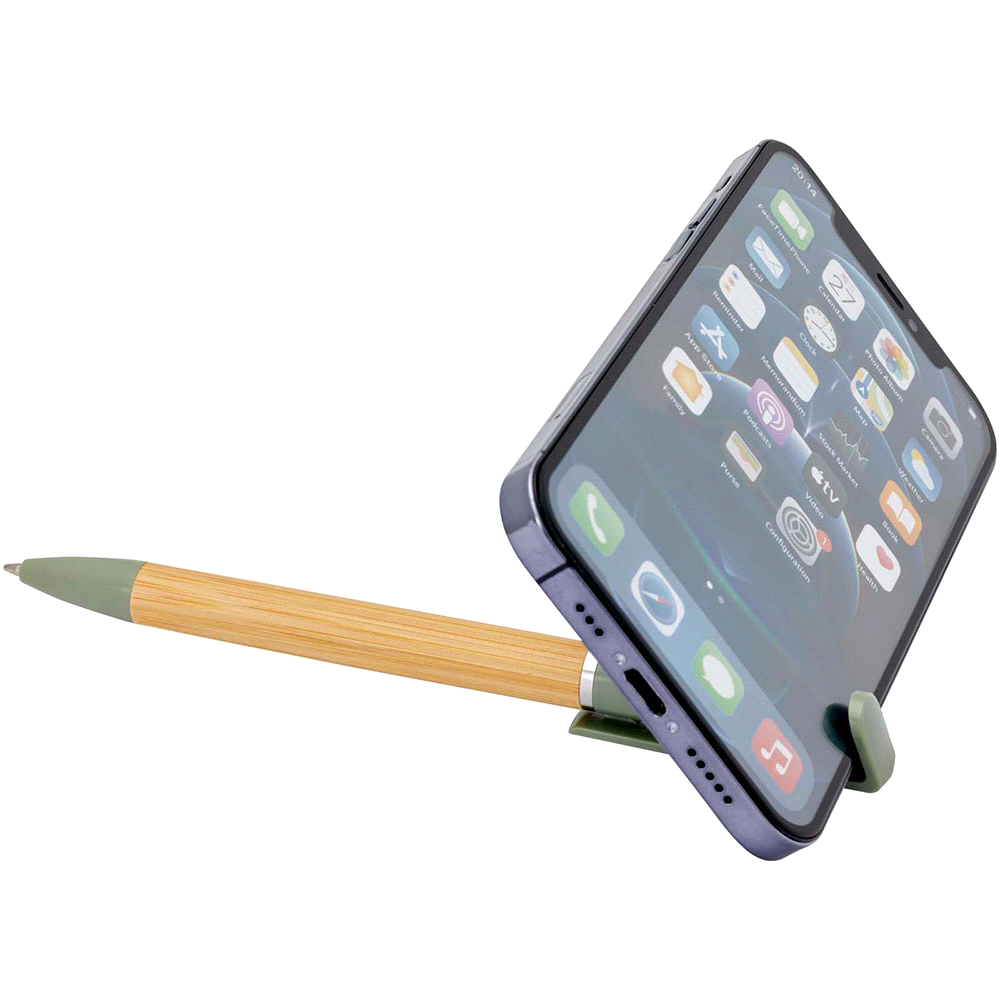 Delfina Phone Holder Pen – Eco Pens – The Range – available in Black, Heather green, Navy and White – thumbnail 22 of 32