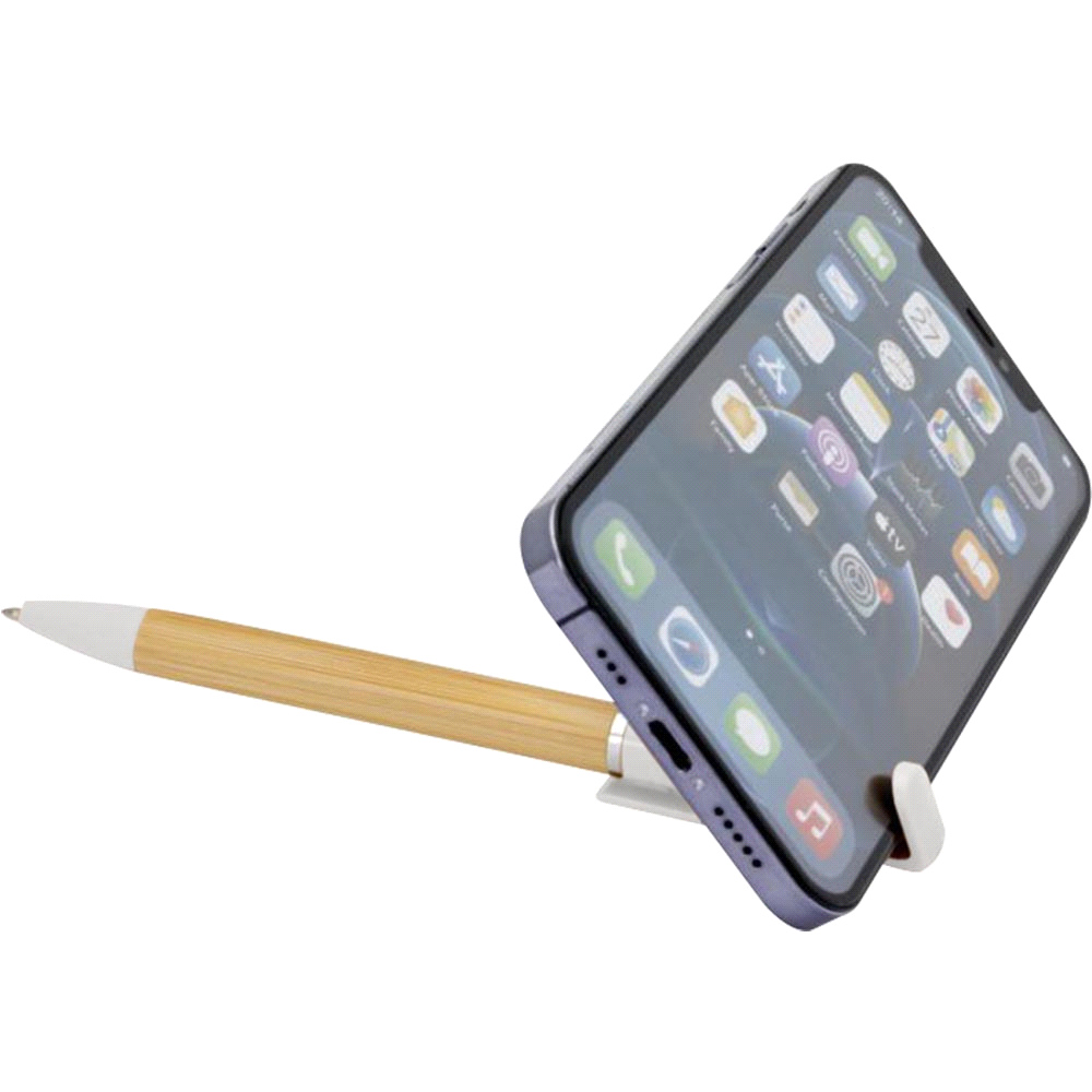 Delfina Phone Holder Pen – Eco Pens – The Range – available in Black, Heather green, Navy and White – thumbnail 3 of 32