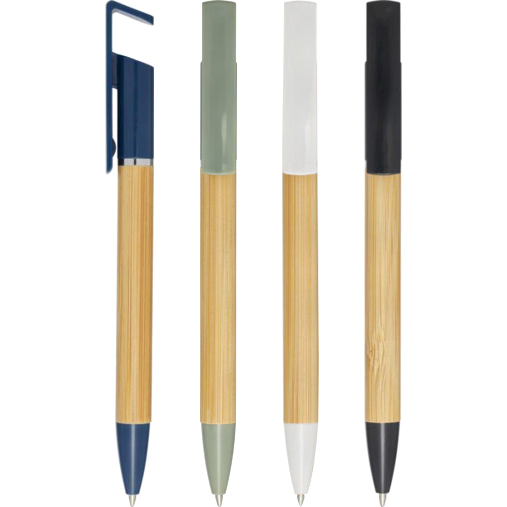 Delfina Phone Holder Pen – Eco Pens – The Range – available in Black, Heather green, Navy and White – thumbnail 1 of 32