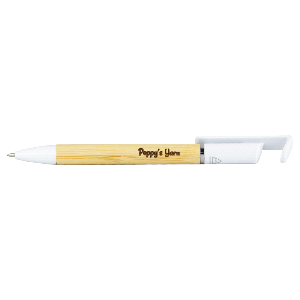 Delfina Phone Holder Pen – Eco Pens – The Range – available in Black, Heather green, Navy and White – thumbnail 32 of 32