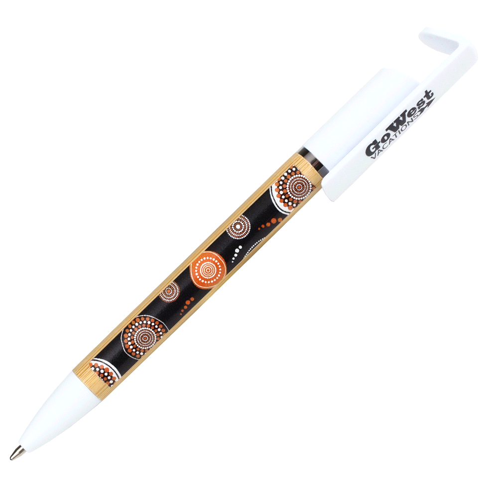 Delfina Phone Holder Pen – Eco Pens – The Range – available in Black, Heather green, Navy and White – thumbnail 16 of 32