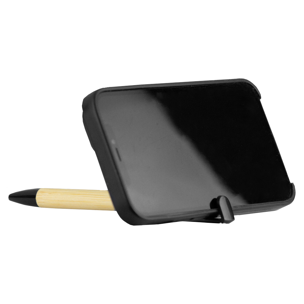 Delfina Phone Holder Pen – Eco Pens – The Range – available in Black, Heather green, Navy and White – thumbnail 4 of 32