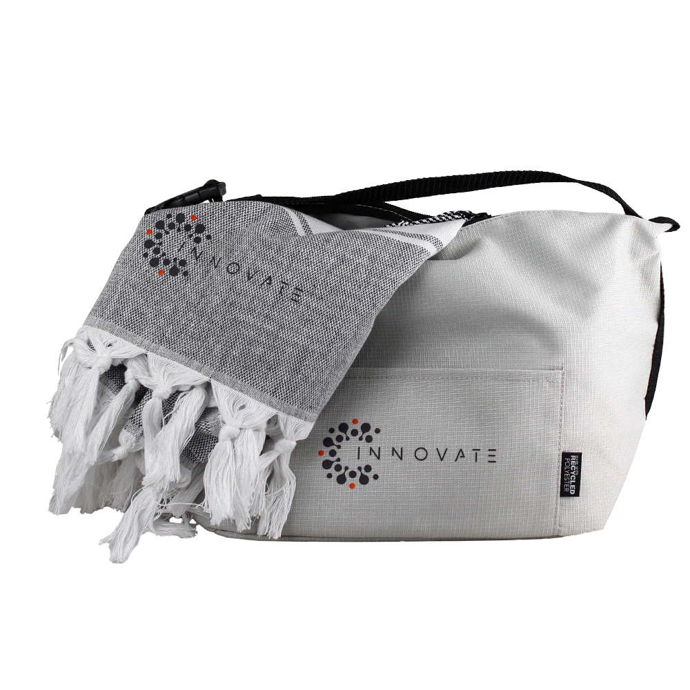Towel & Cooler Bundle Pack – Cooler Bags – The Range – available in Beige and Navy – thumbnail 6 of 15