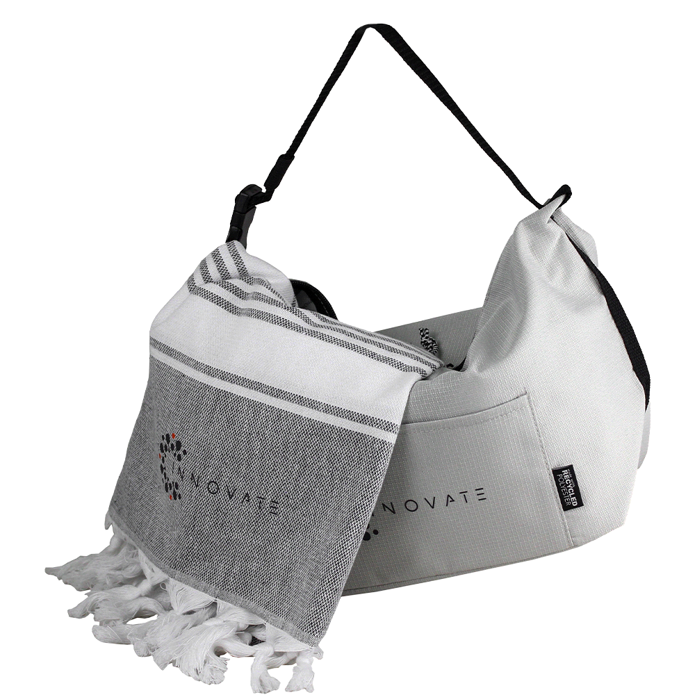 Towel & Cooler Bundle Pack – Cooler Bags – The Range – available in Beige and Navy – thumbnail 4 of 16