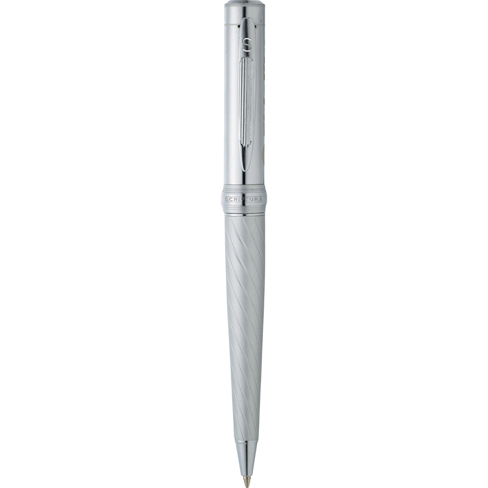 Scriptura Striation Ballpoint Pen – Gift Sets – The Range – available in Silver – thumbnail 7 of 7