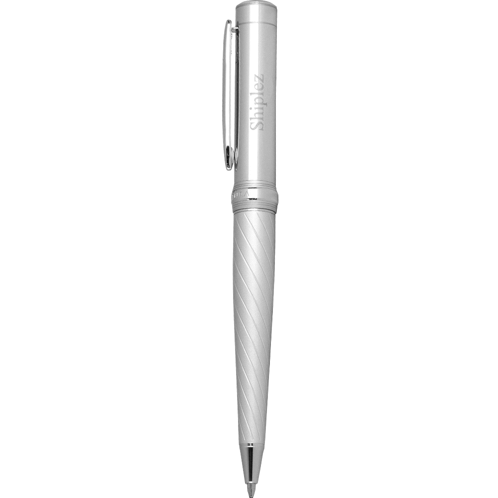 Scriptura Striation Ballpoint Pen – Gift Sets – The Range – available in Silver – thumbnail 5 of 7