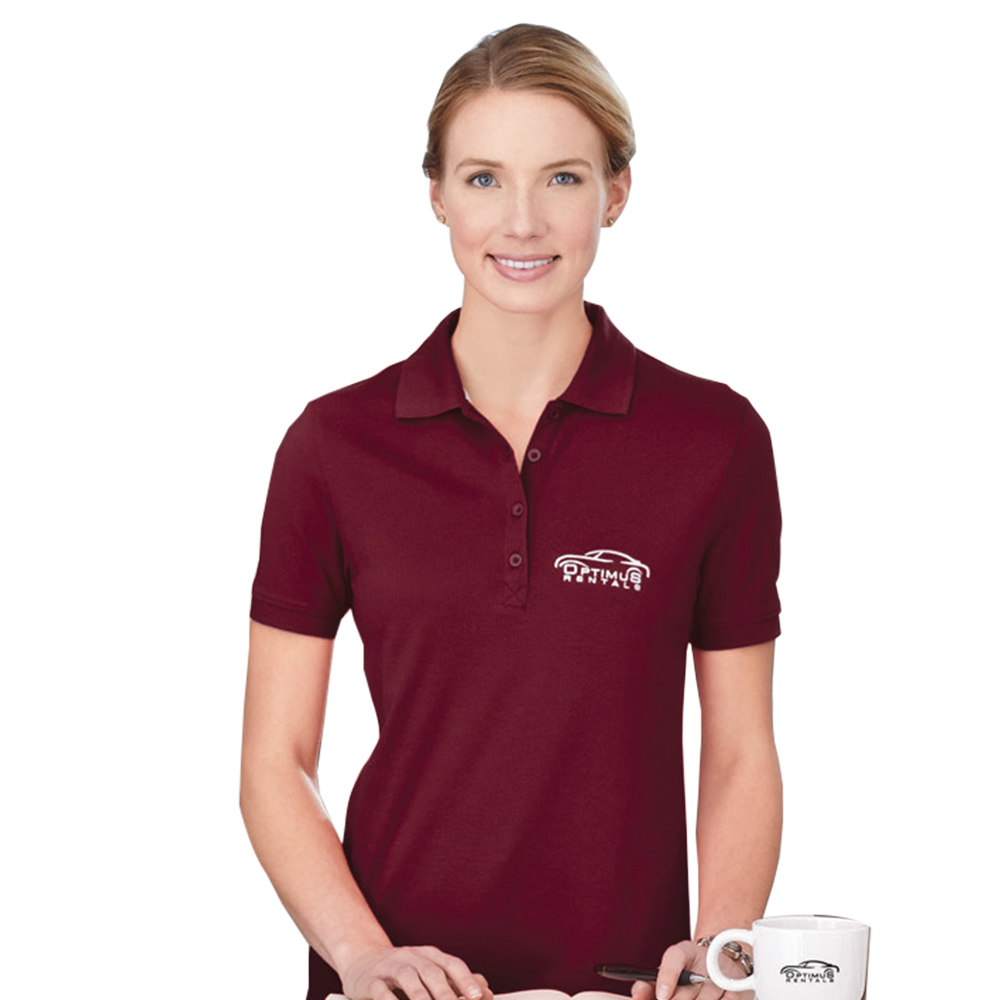 Crandall Short Sleeve Polo - Womens – Polo Shirts – Apparel Range – available in Aspen Blue, Black, Forest Green, Heather Grey and 4 more – thumbnail 5 of 28