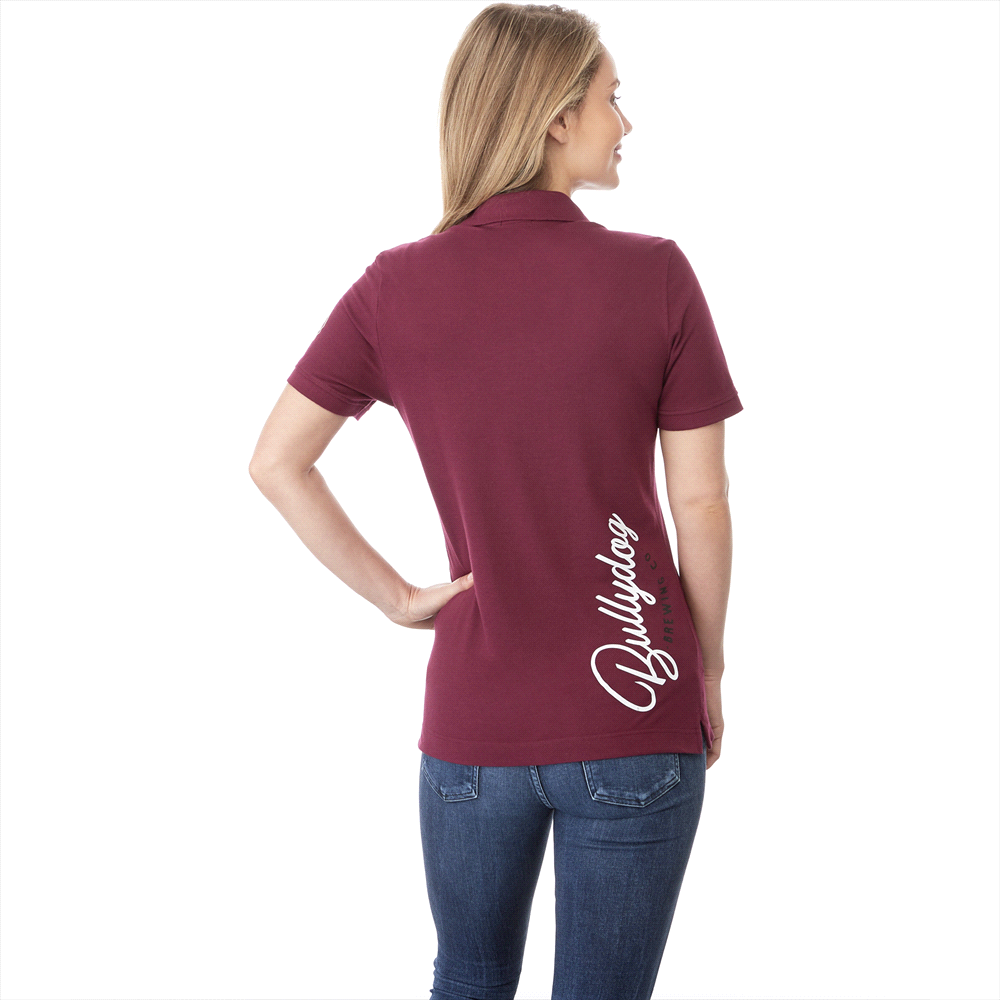 Crandall Short Sleeve Polo - Womens – Polo Shirts – Apparel Range – available in Aspen Blue, Black, Forest Green, Heather Grey and 4 more – thumbnail 4 of 28