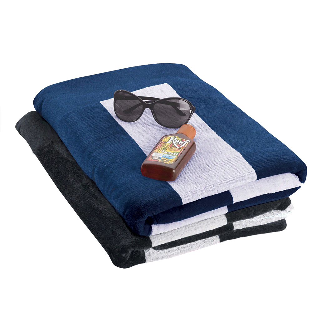 Beach Towel – Towels – The Range – available in Black and Blue – thumbnail 2 of 9