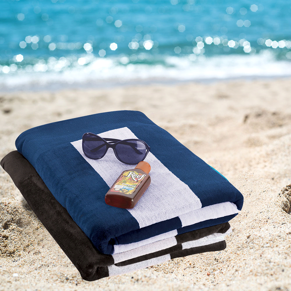 Beach Towel – Towels – The Range – available in Black and Blue – thumbnail 5 of 9