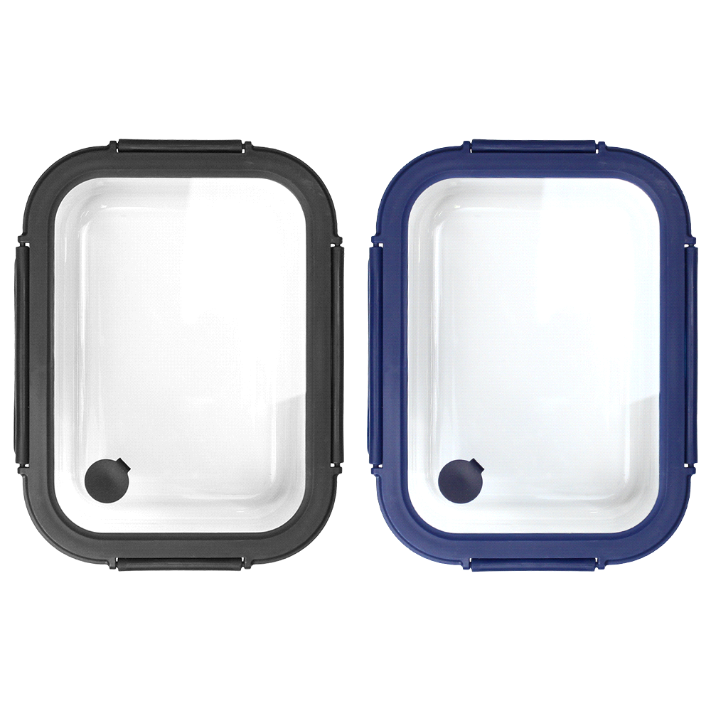 Trekk Crib Glass Lunch Box – Clocks & Timers – The Range – available in Black and Navy – thumbnail 2 of 18