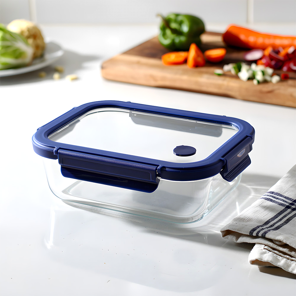 Trekk Crib Glass Lunch Box – Clocks & Timers – The Range – available in Black and Navy – thumbnail 5 of 18