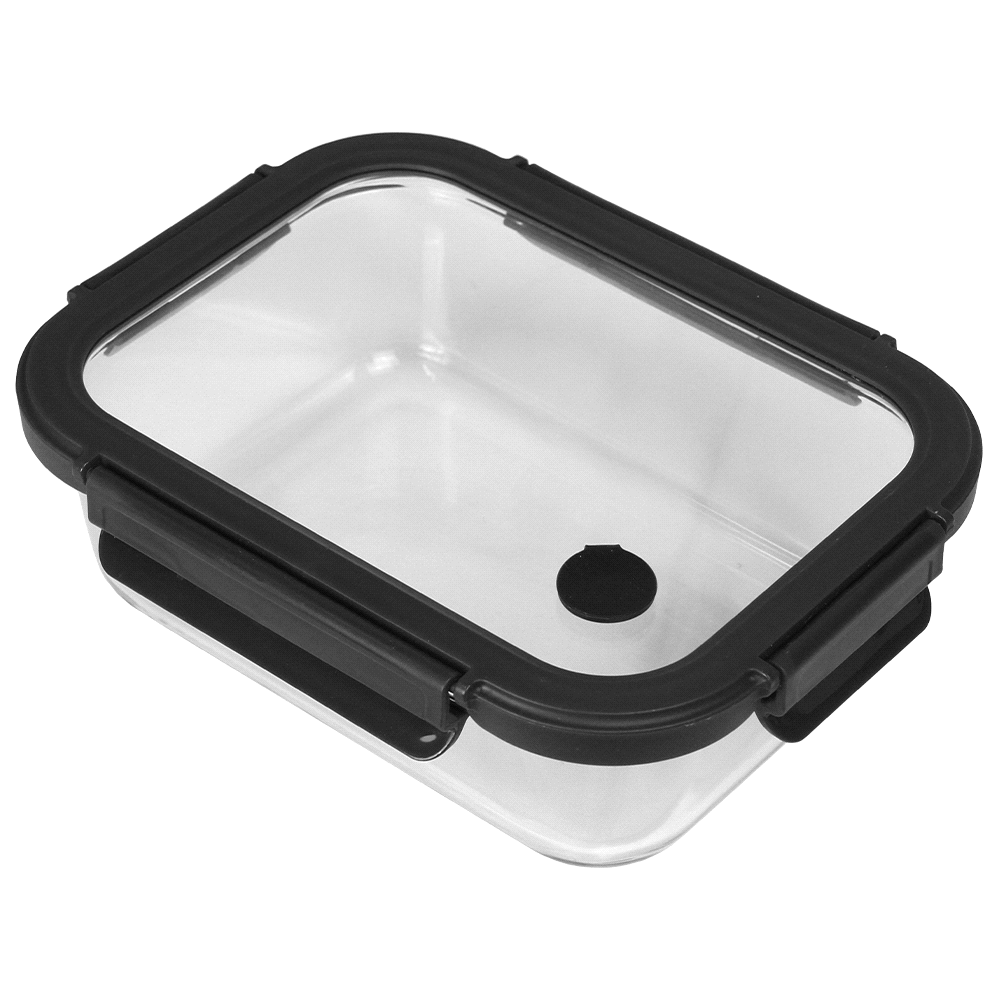 Trekk Crib Glass Lunch Box – Clocks & Timers – The Range – available in Black and Navy – thumbnail 3 of 18
