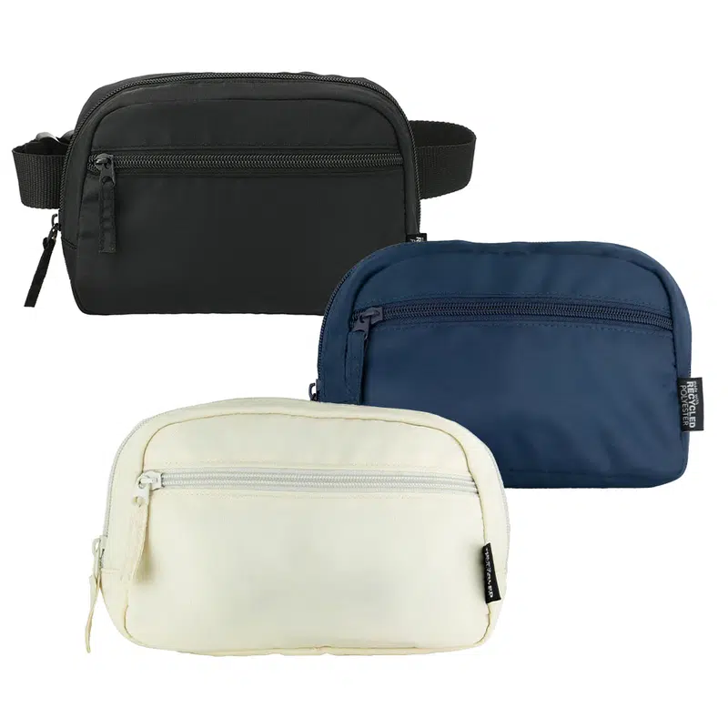 Recycled Sport Bum Bag – Bum Bags – available in beige, black colours