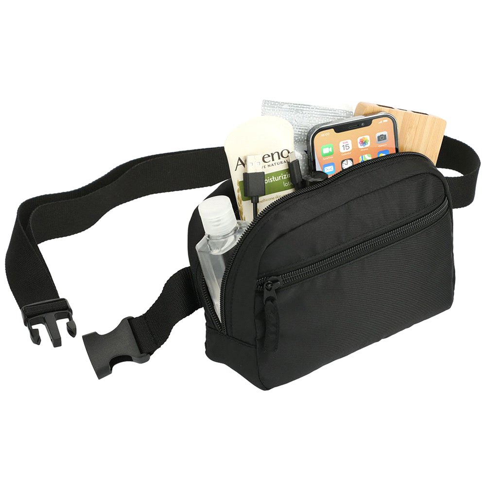 Recycled Sport Bum Bag – Bum Bags – The Range – available in Black, Natural and Navy – thumbnail 8 of 14