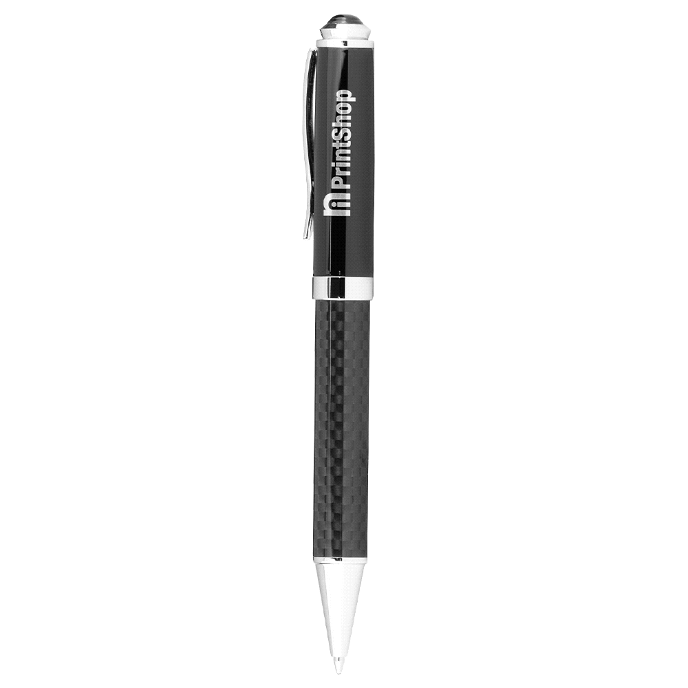 Carbon Fibre Ballpoint Pen – Desk Accessories – The Range – available in Black – thumbnail 3 of 4