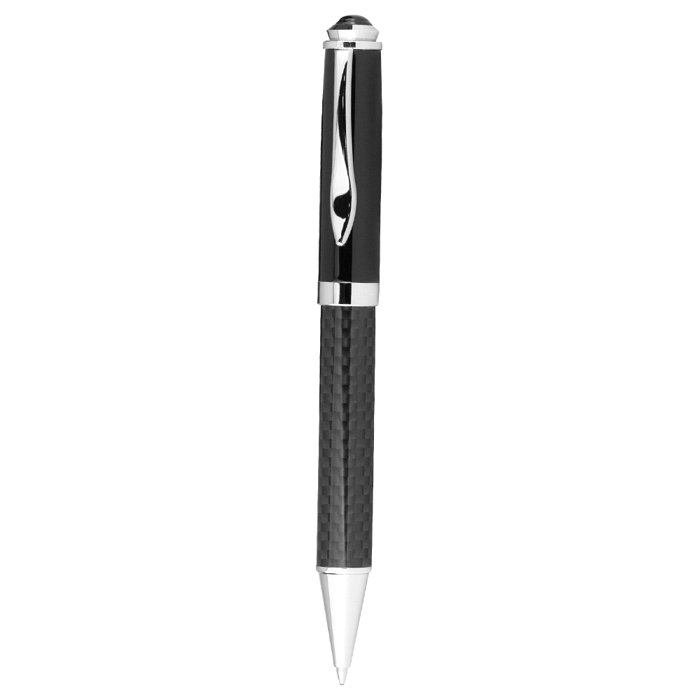 Carbon Fibre Ballpoint Pen – Desk Accessories – The Range – available in Black – thumbnail 1 of 4