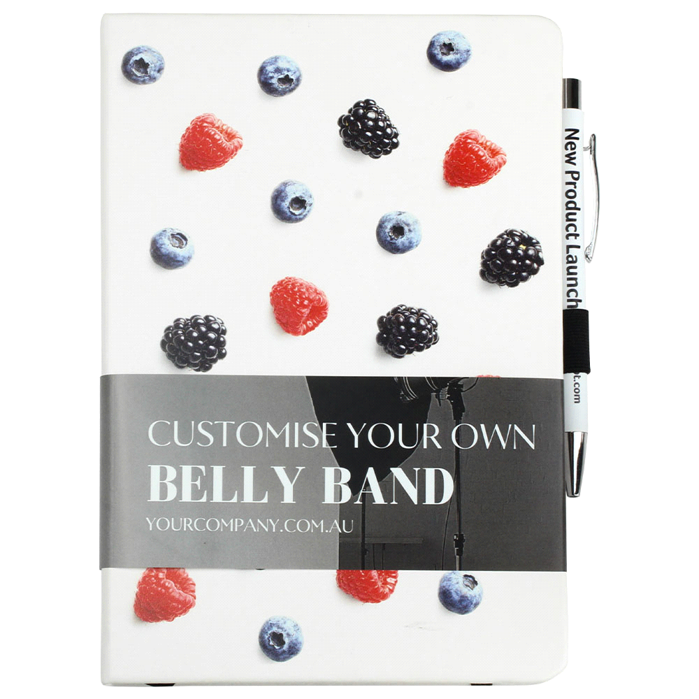 Nova White Bound JournalBook w/ Coloured Accents – Desk Accessories – The Range – available in Black, Navy and Red – thumbnail 16 of 20