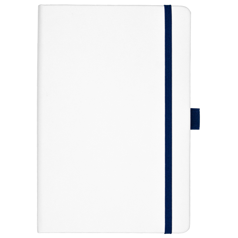 Nova White Bound JournalBook w/ Coloured Accents – Desk Accessories – The Range – available in Black, Navy, Red – thumbnail 14 of 20