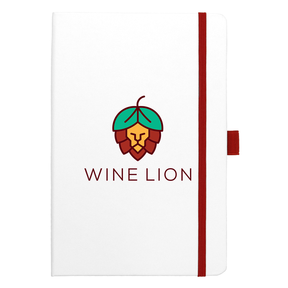 Nova White Bound JournalBook w/ Coloured Accents – Desk Accessories – The Range – available in Black, Navy, Red – thumbnail 11 of 20
