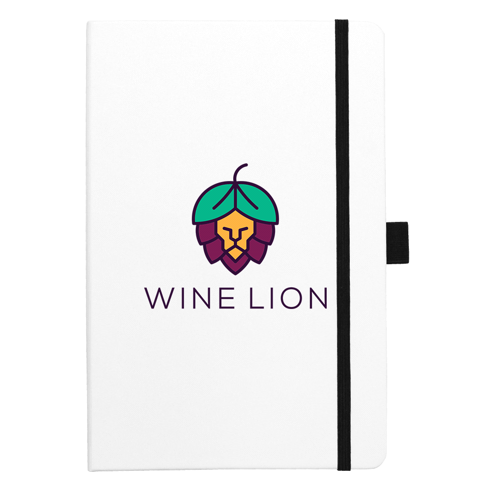 Nova White Bound JournalBook w/ Coloured Accents – Desk Accessories – The Range – available in Black, Navy, Red – thumbnail 9 of 20