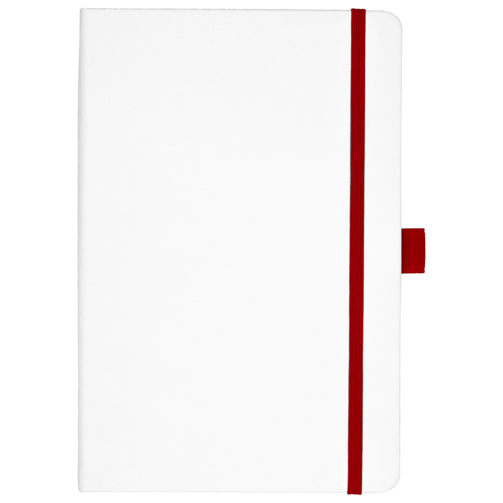 Nova White Bound JournalBook w/ Coloured Accents – Desk Accessories – The Range – available in Black, Navy, Red – thumbnail 15 of 20