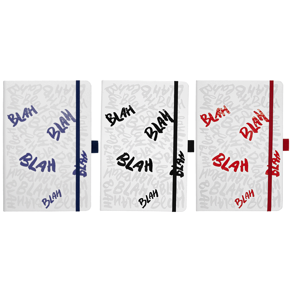 Nova White Bound JournalBook w/ Coloured Accents – Desk Accessories – The Range – available in Black, Navy, Red – thumbnail 6 of 20