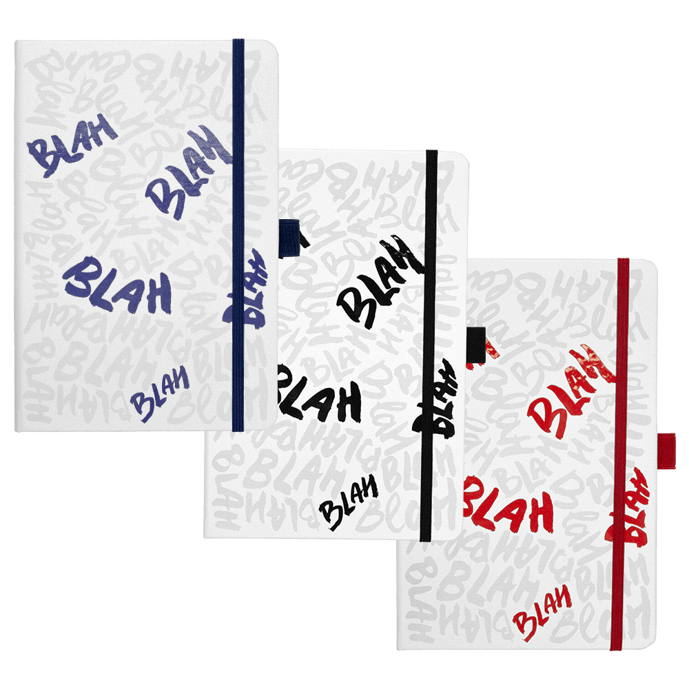 Nova White Bound JournalBook w/ Coloured Accents – Desk Accessories – The Range – available in Black, Navy, Red – thumbnail 12 of 20
